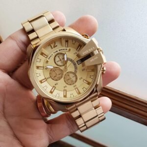 Diesel 10 bar Gold first copy watches in india