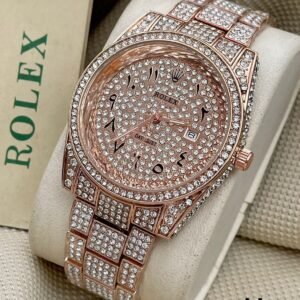 Rolex Arabic Diamond Rosegold first copy watches in india
