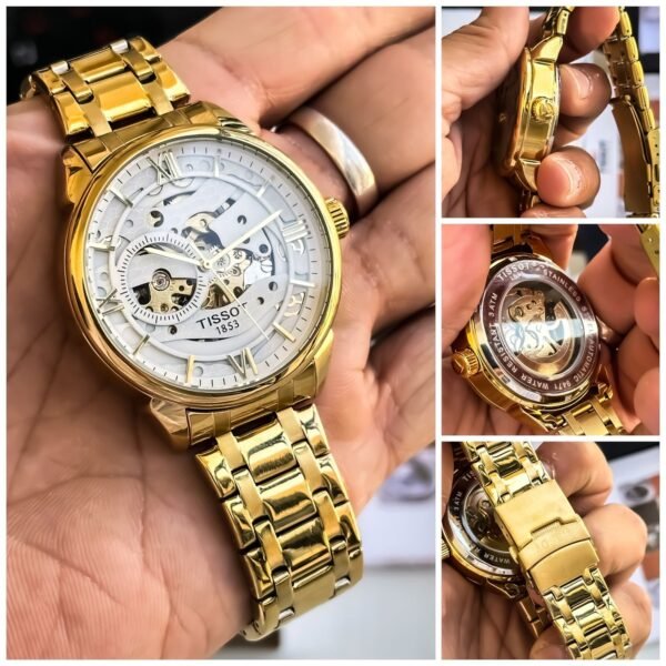 Tissot LeLocle Gold & White first copy watches in india
