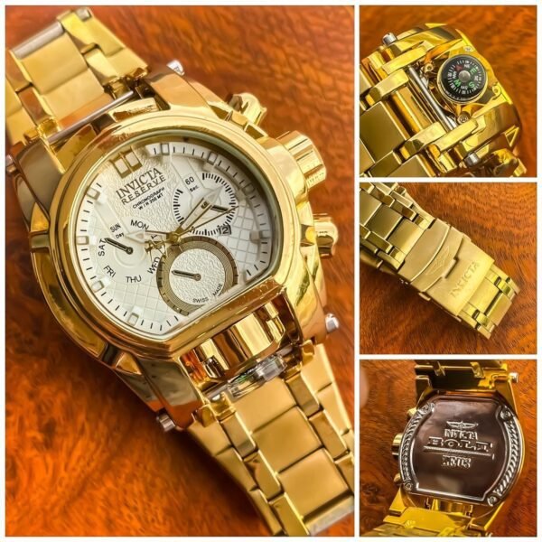 INVICTA RESERVE Gold & White first copy watches in india