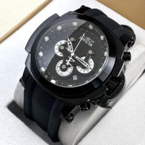 INVICTA CARVING Full Black first copy watches in india