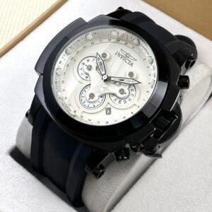 INVICTA CARVING Black and White first copy watches in india