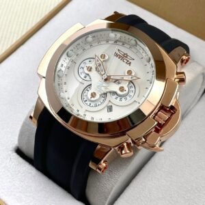 INVICTA CARVING Gold and White first copy watches in india