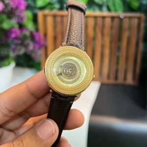 Versace Metal Icon Brown first copy watches in india