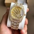 ROLEX LOGO ROTATING GOLD first copy watches in india