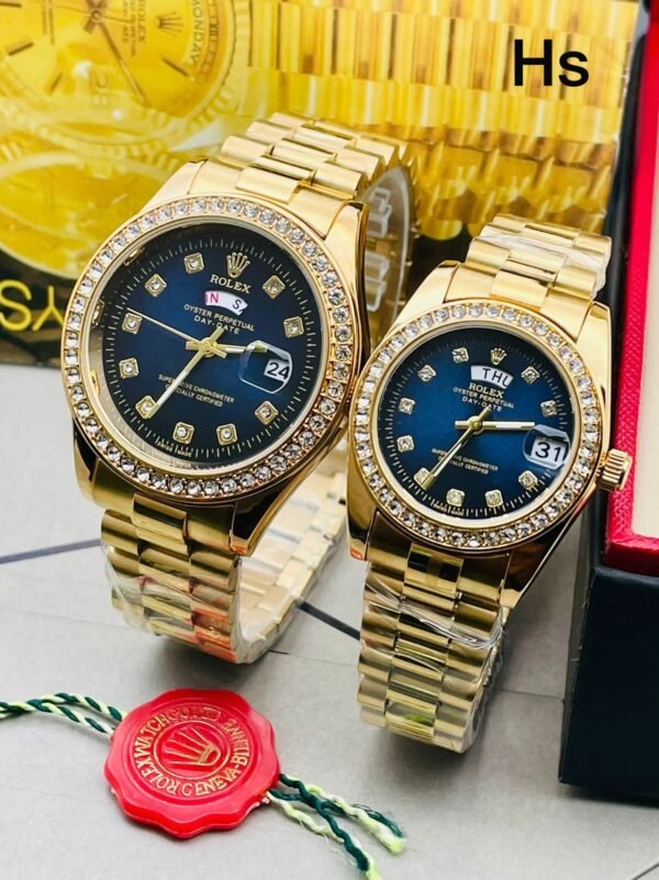 ROLEX OYSTERS Blue and Gold first copy watches in india