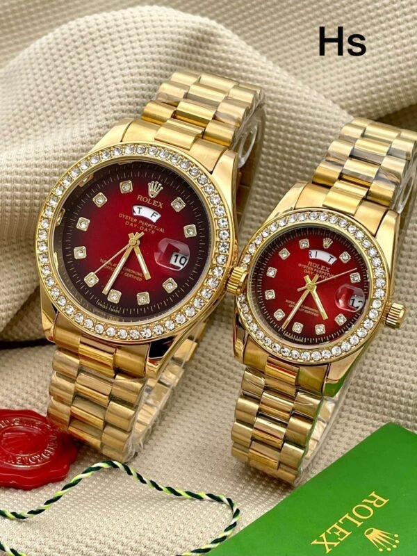 ROLEX OYSTERS Red and Gold first copy watches in india