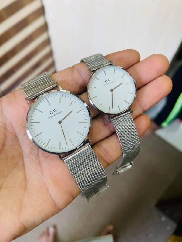 Daniel Wellington Silver and White first copy watches in india