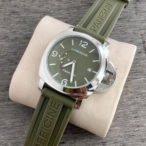 PANERAI LUMNOR Green and Silver first copy watches in india