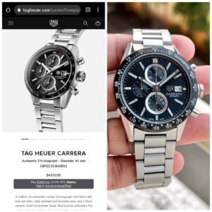 TAG Heuer chronograph Black Dial first copy watches in india