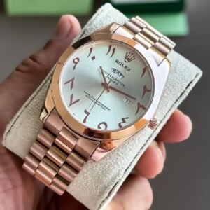 Rolex Arabic Dail Rosegold first copy watches in india