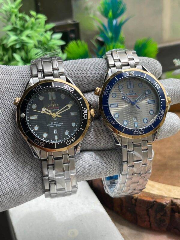 Omega Seamaster Silver & Blue