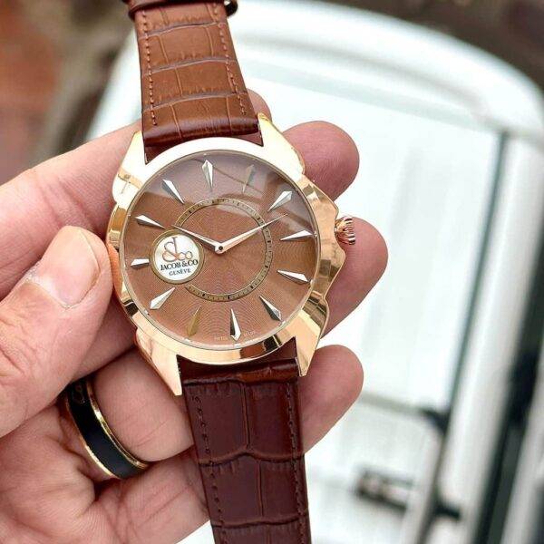 Jacob & Co Brown Strap