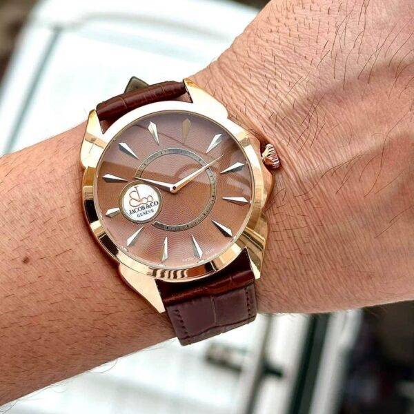 Jacob & Co Brown Strap