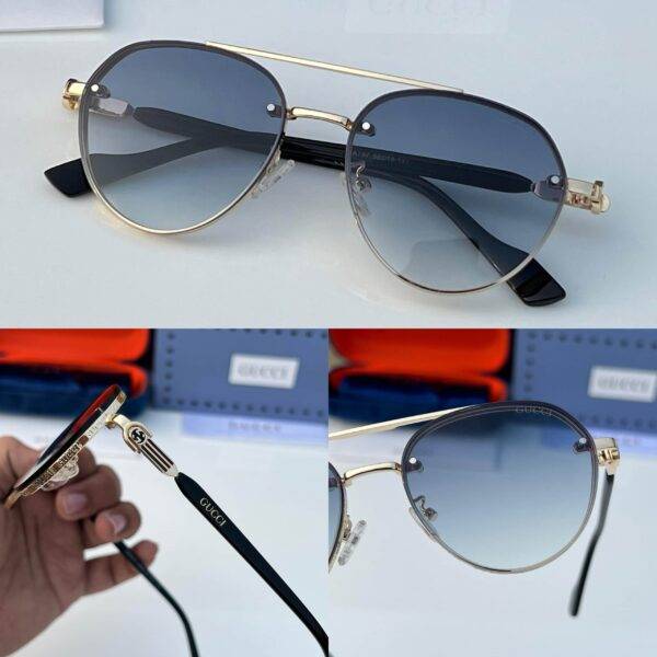 Gucci Sunglass 797 gold blue