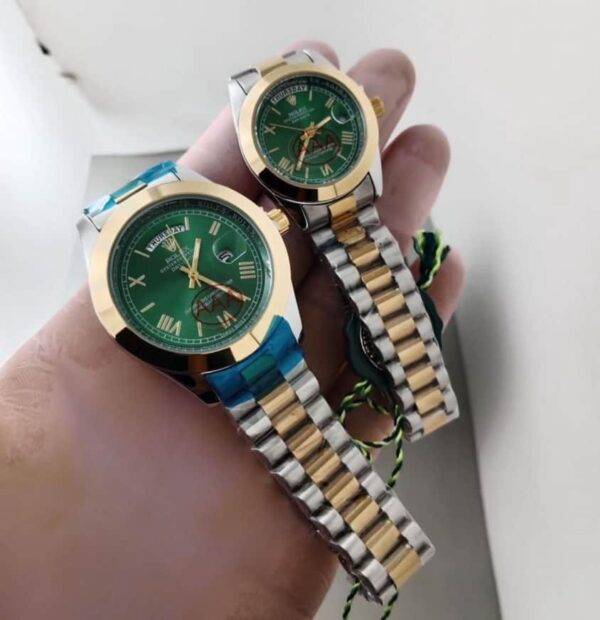 Rolex Roman Green Couple