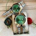 Rolex Arebic Green Couple