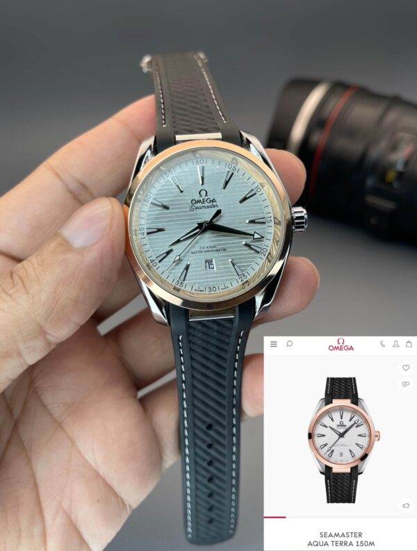 Omega Aqua Terra White Dial
