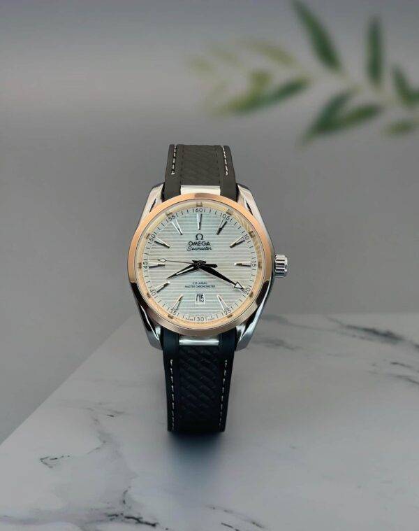 Omega Aqua Terra White Dial