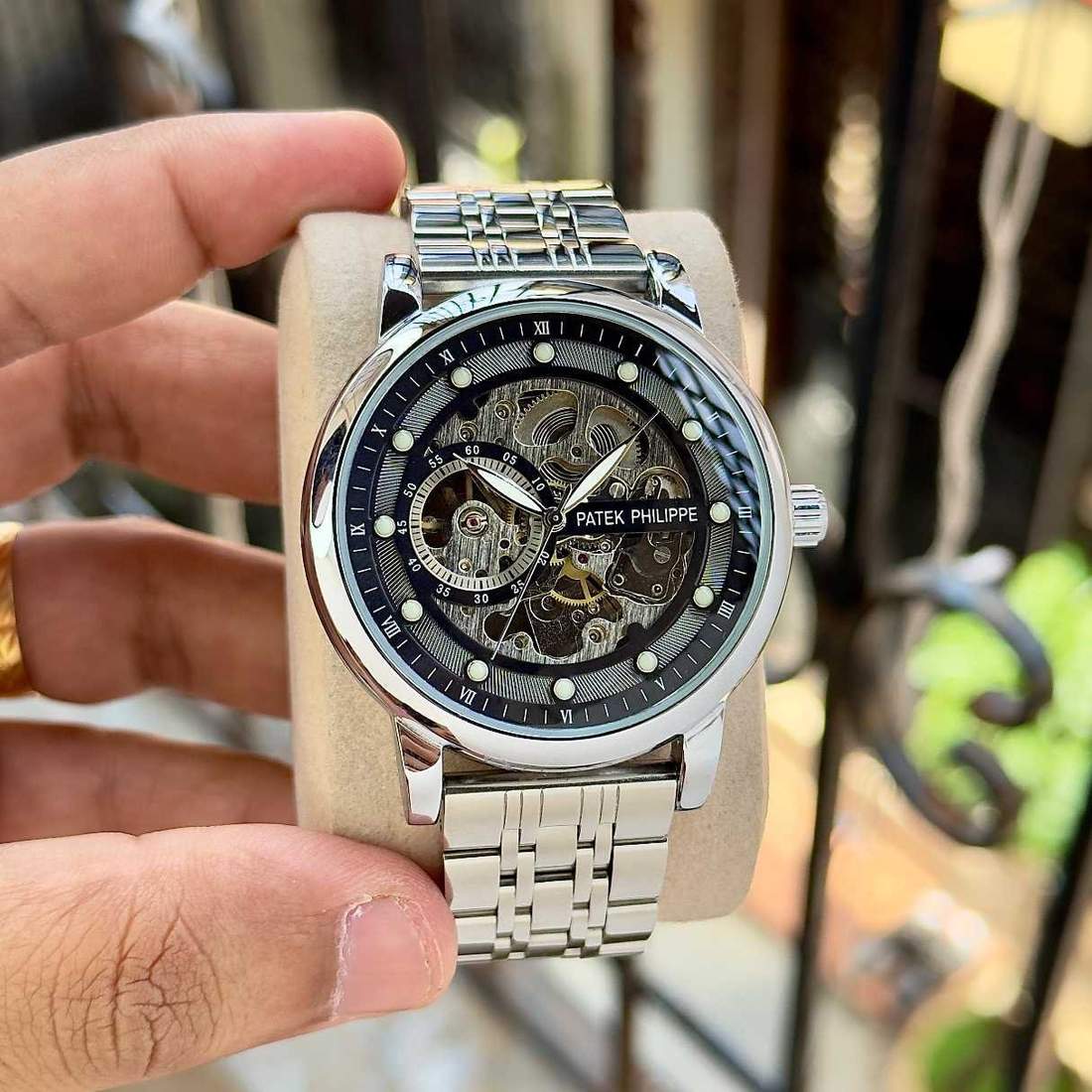 Patek Philippe Skeleton Silver