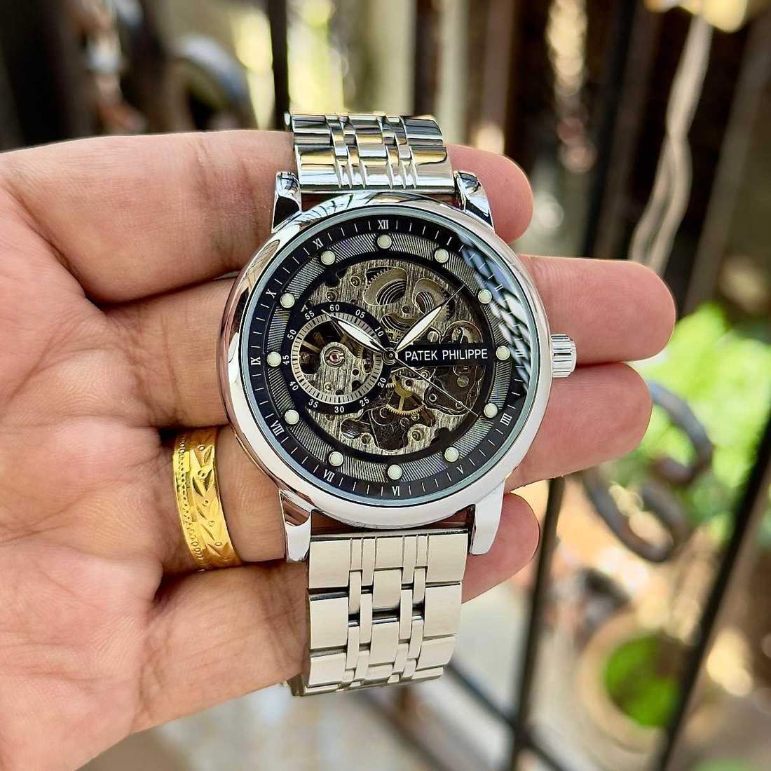 Patek Philippe Skeleton Silver